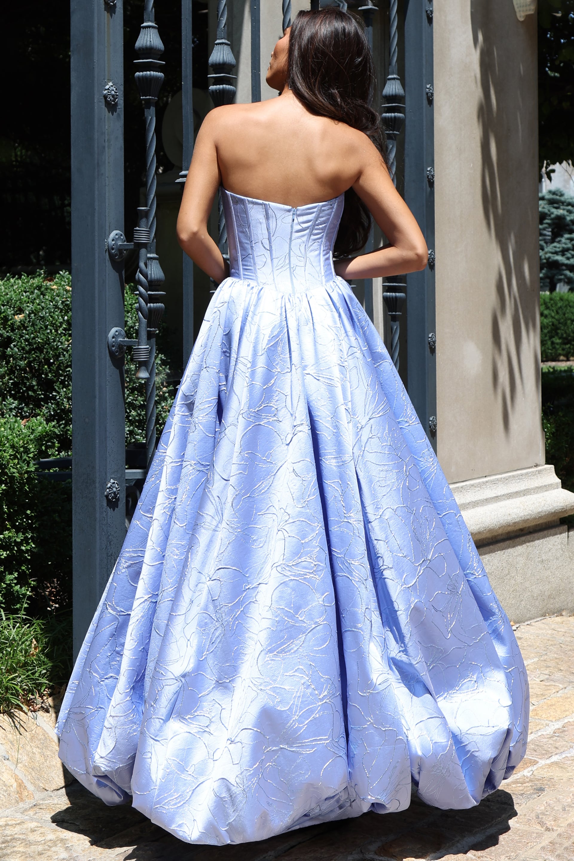 lavender blue dress Jovani 51685 this dress combines classic