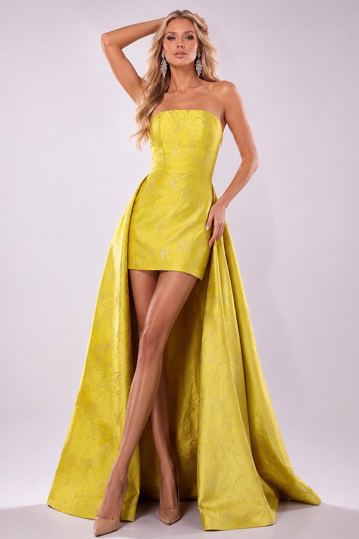 Jovani style 51693 in yellow