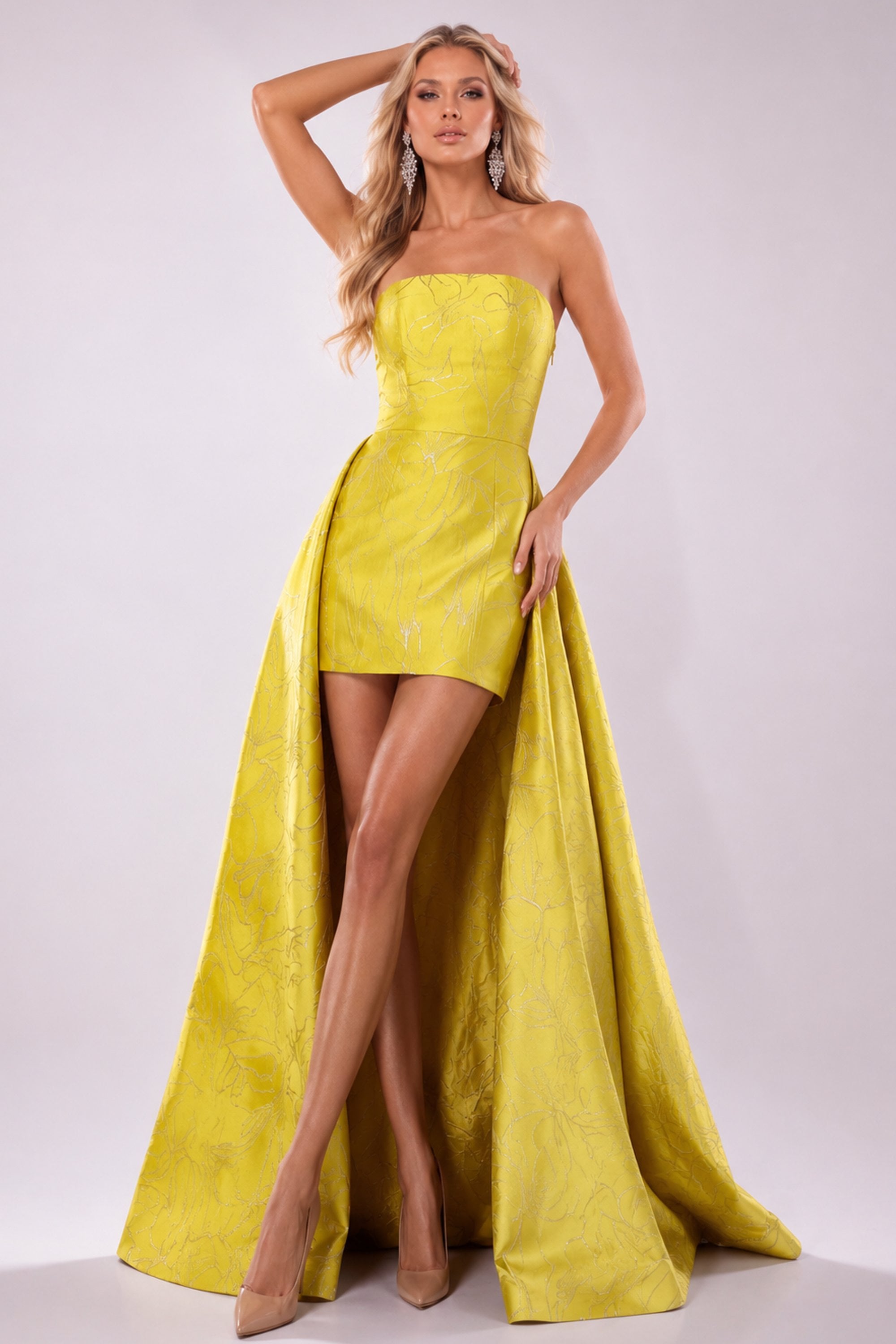 Jovani style 51693 in yellow