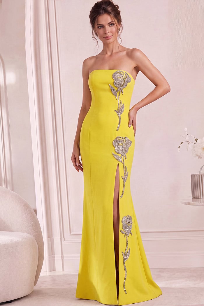 Jovani style 51704 in citrus