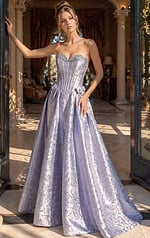 elegant evening gown with shimmering embellishments and sleek bodycon silhouette