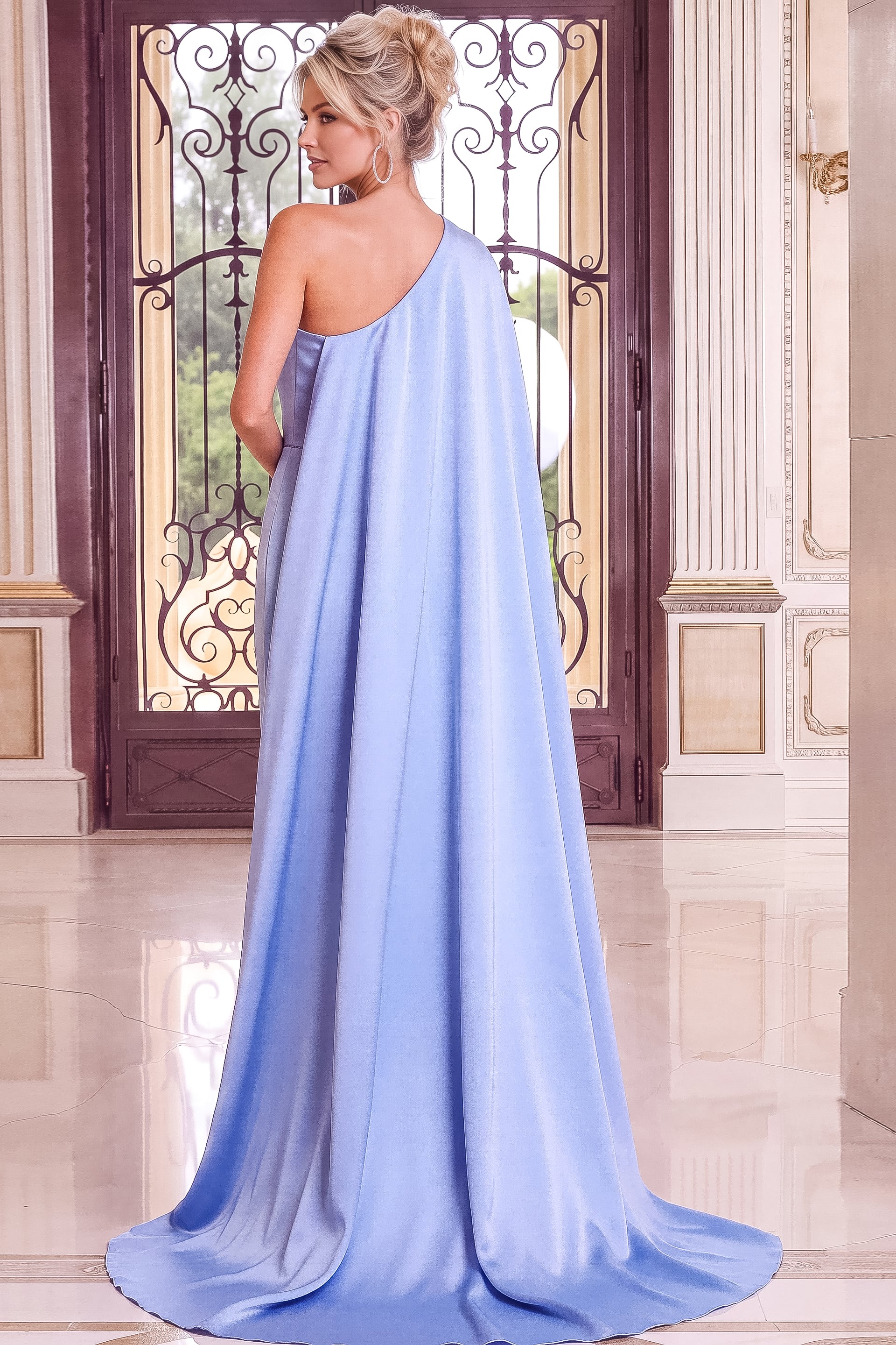 back of ruffled perri dress 52824