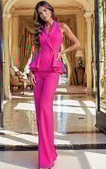 elegant ball gown with voluminous tulle layers and structured silhouette