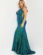 green mermaid dress 59762