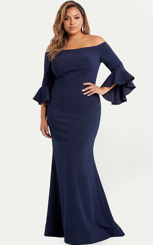 jovani plus size cocktail dresses Jovani 40033 Black One Sleeve Fitted Dress