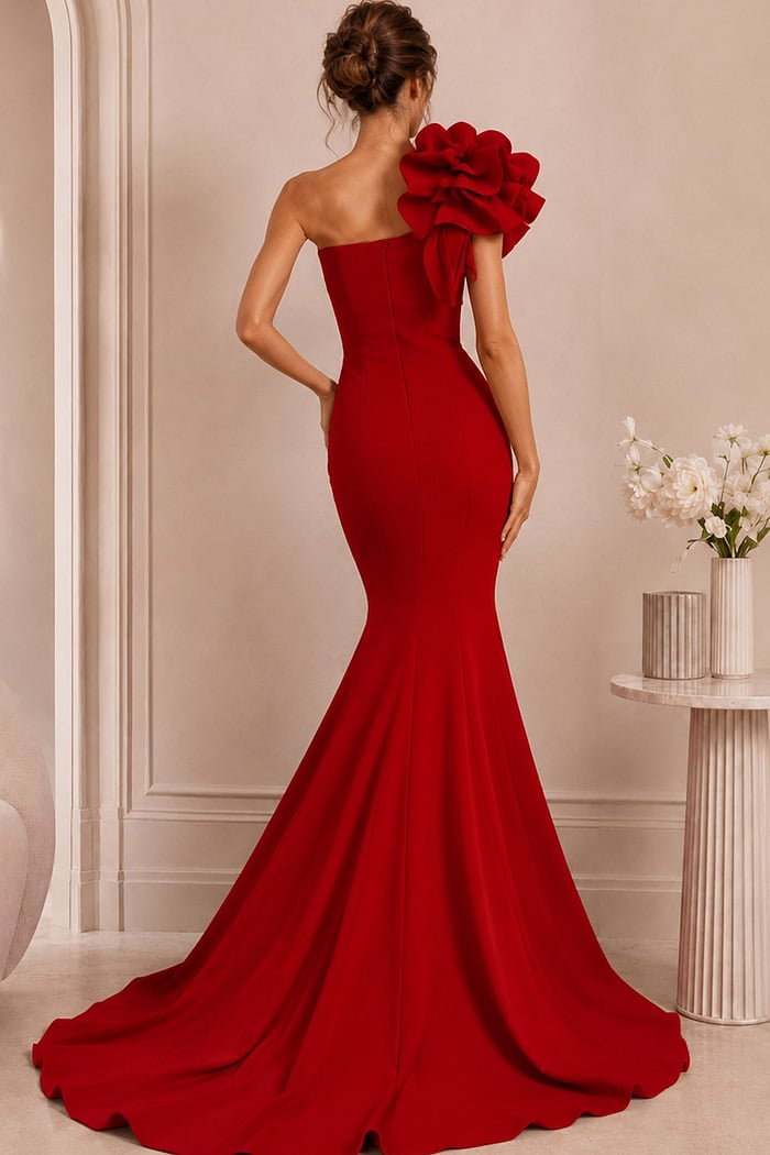 Jovani style 63994A in tomato
