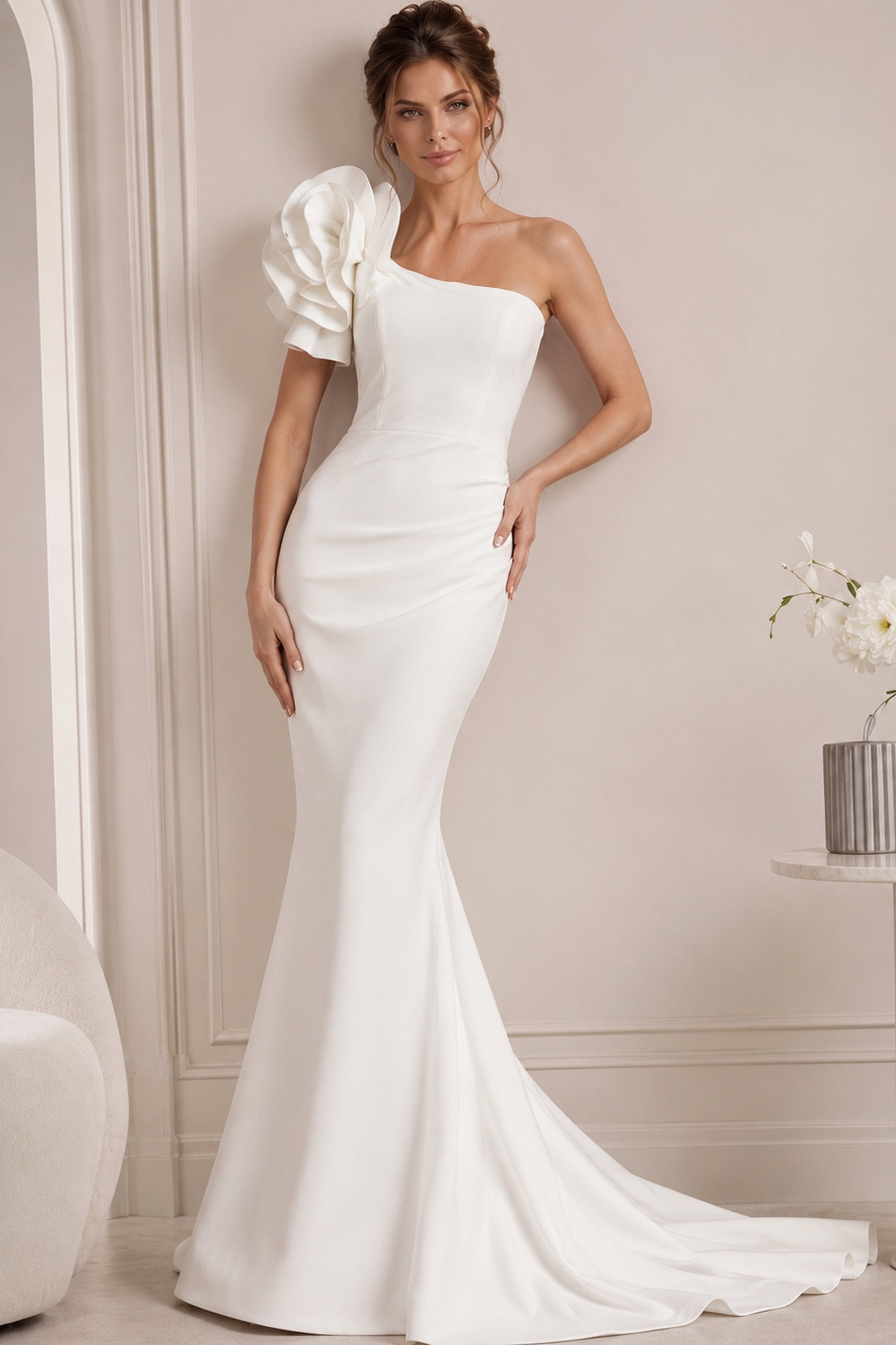 Jovani style 63994A in white