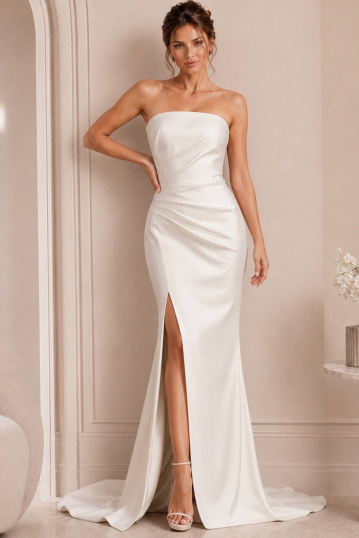 Jovani style 94366 in white