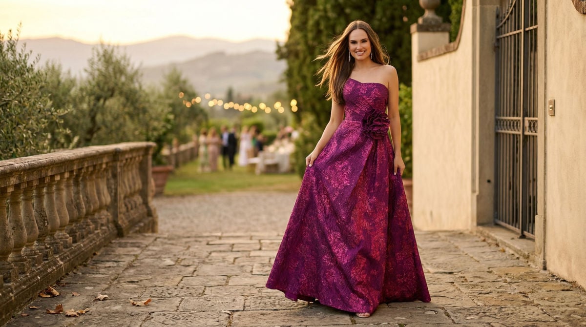 The Structure of A Line Evening Dresses