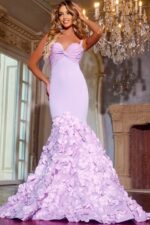 Sweetheart Floral Appliqué Mermaid Gown D5309 | Jovani
