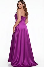 purple a line dress 42733