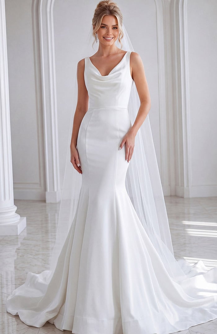 white dress for a wedding Rumi Ines Di Santo Available Off The Rack Puff sleeve and puffy skirt midi dress Wearing White To A Wedding: