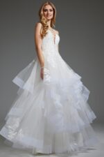 スーツ・フォーマル・ドレス OFF SHOULDER TULLE LAYERED DRESS Amazon.com: LEJY Women's Tulle Prom Dresses Off The Shoulder
