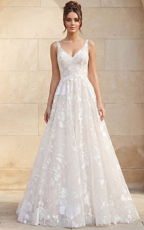 knee length dresses for ladies Cap Sleeve Applique Long Tulle Flower Girl Dress – BABARONI