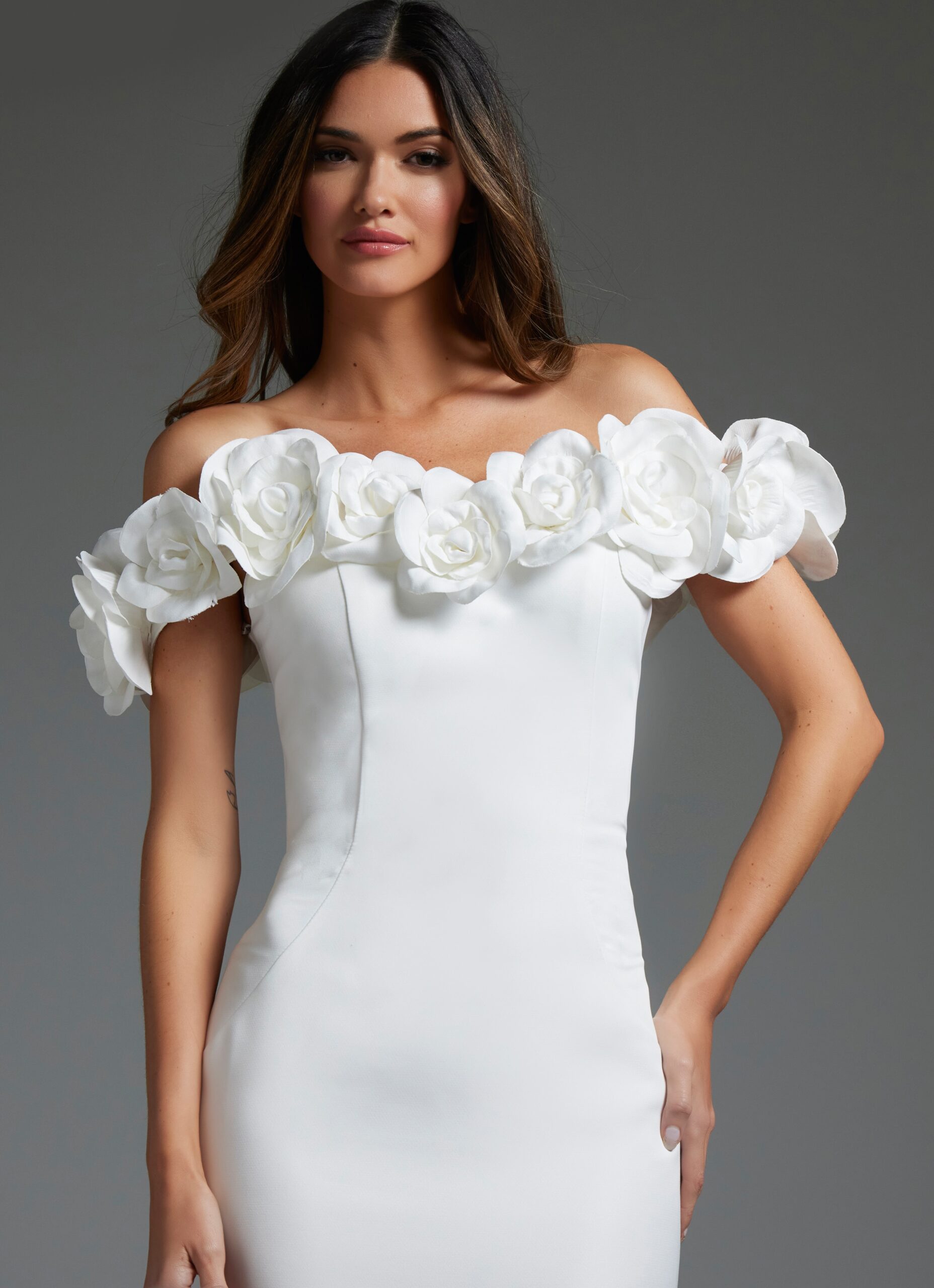 Mermaid Off the Shoulder Wedding Dress JB40594 | Jovani