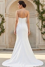 Strapless Fit And Flare Bridal Gown