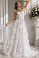 Romantic Lace Corset Gown