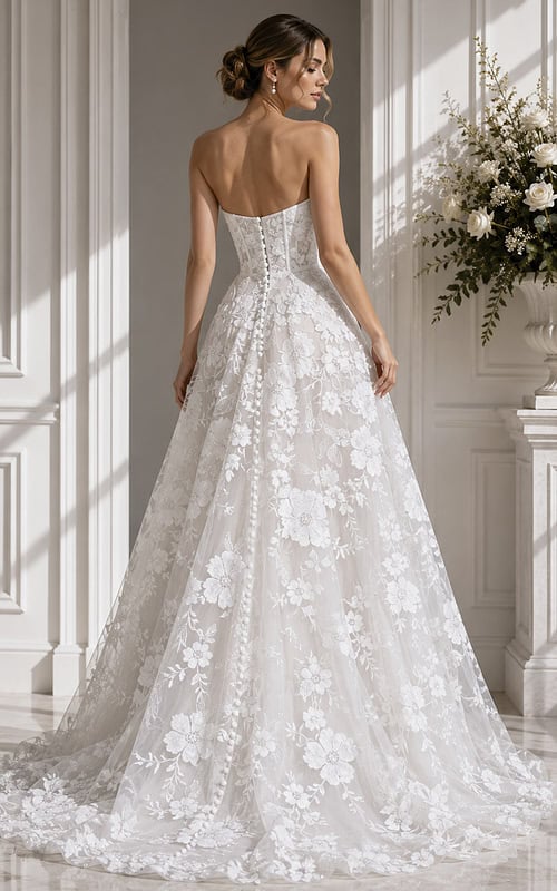 Whimsical Floral Tulle Dress