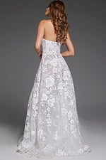 corset bodice floral wedding dress JB42148