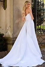 white simple wedding dress JB43622