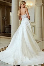 strapless a line wedding dress JB43863
