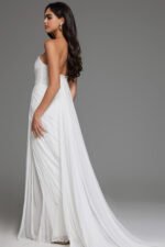 美品 HYKE 23SS W/P VOILE GOWN 231-17377 2 Illusion Mermaid Bridal Gown by Cinderella Divine CD937W