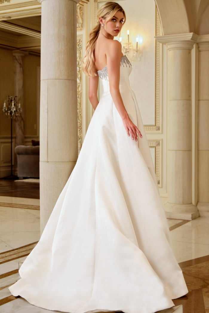 beaded long wedding dress JB45132