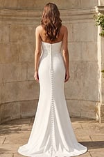 mermaid dress with back button JB45671