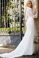 lace white bridal gown JB45767