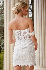 off the shulder floral wedding dress JB45769