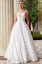 lace a line wedding dress JB45912