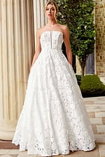 fit and flare aline wedding dress JB45912