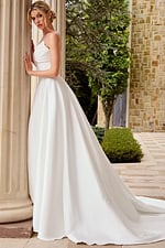 long pleated skirt wedding dress JB46880