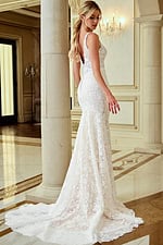 lace open back wedding dress JB47331