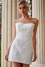 strapless fitted dress JB50283