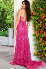ワンピース PRONG GOWN DRESS 23250 Lilac Tie Back Embellished Prom Dress | Jovani