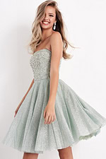 green tulle dress K59903