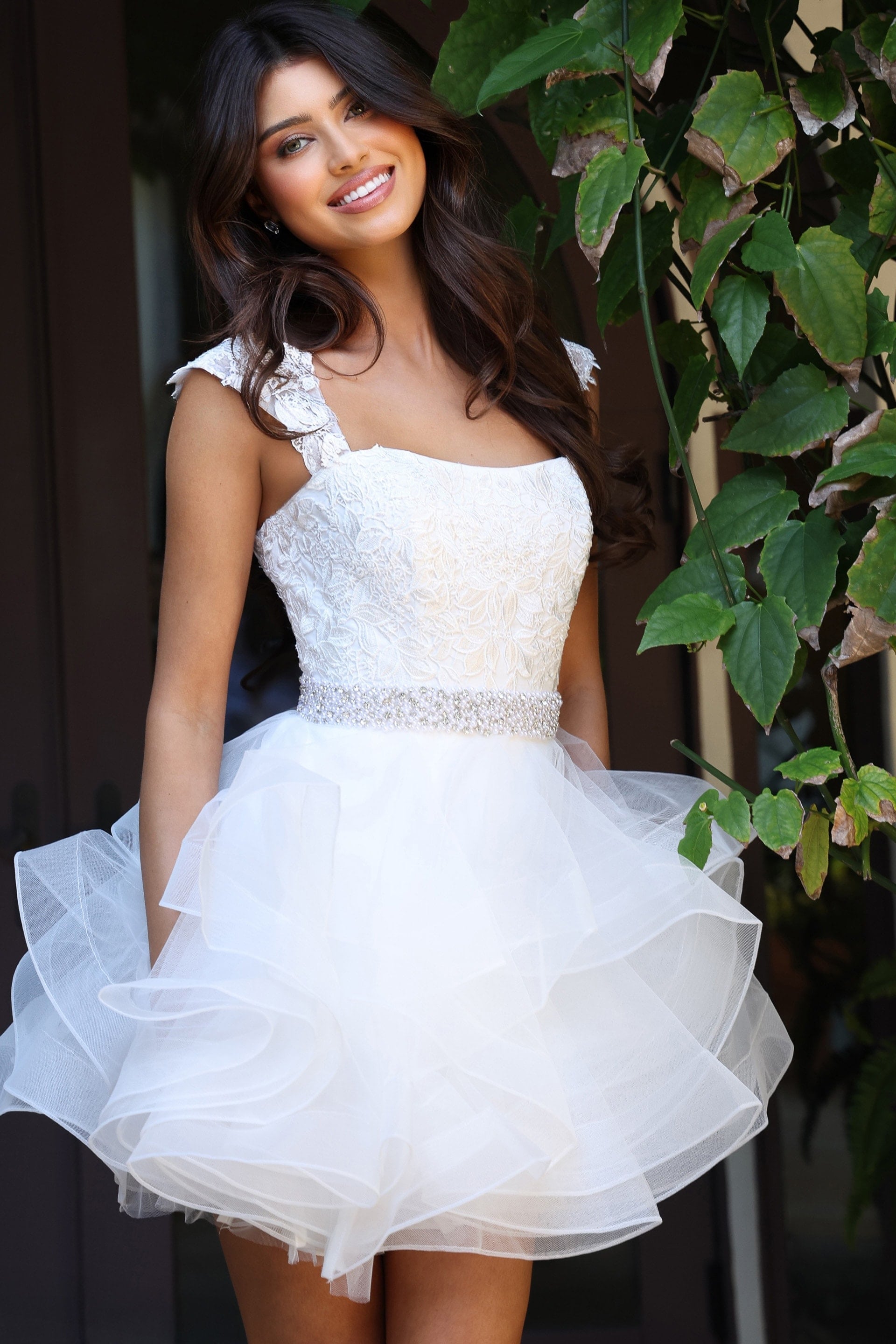 K51611_offwhite_6 white sleeveless embellished dress K51611