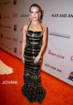 Model wearing Peta Murgatroyd Wears Jovani to the 24th Annual Race to Erase MS Gala