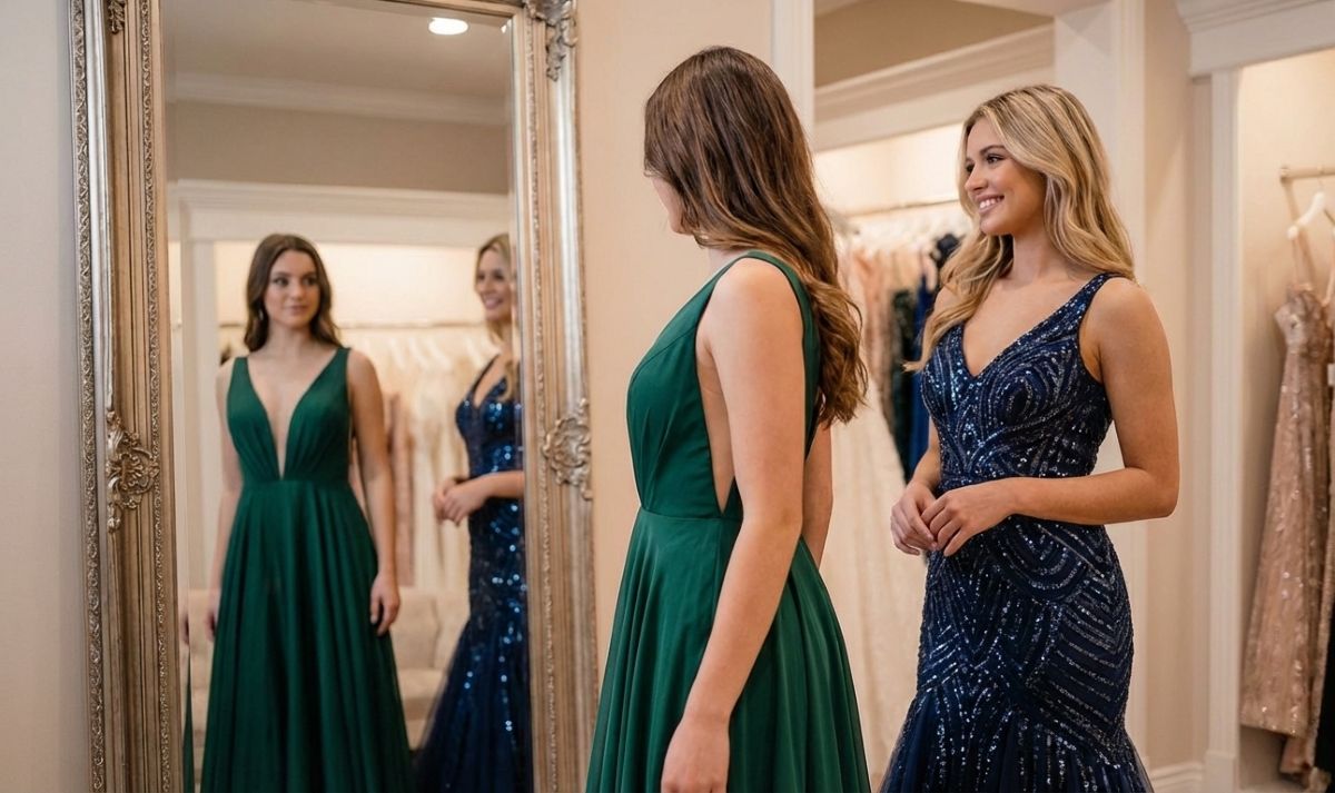 What actually makes a dress look “slimming”