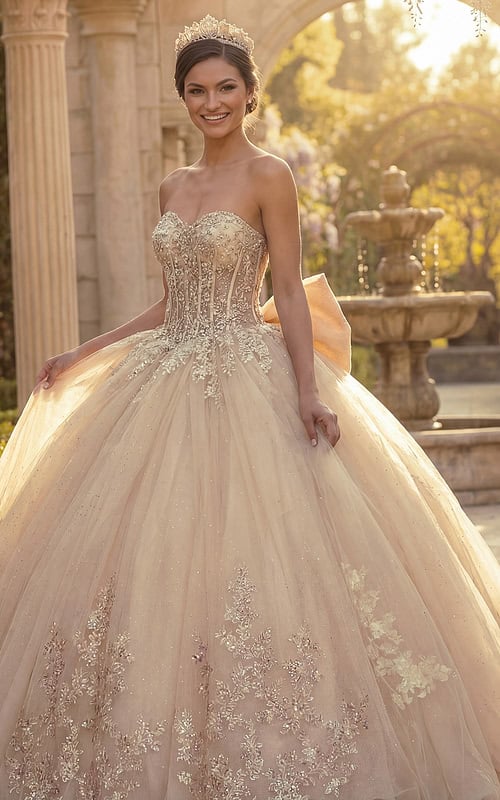 sachin and babi light blue dress V-neck Backless Ivory Long Prom Dresses A Line Cheap Quinceanera Dress|Sheergirl.com  – SheerGirl