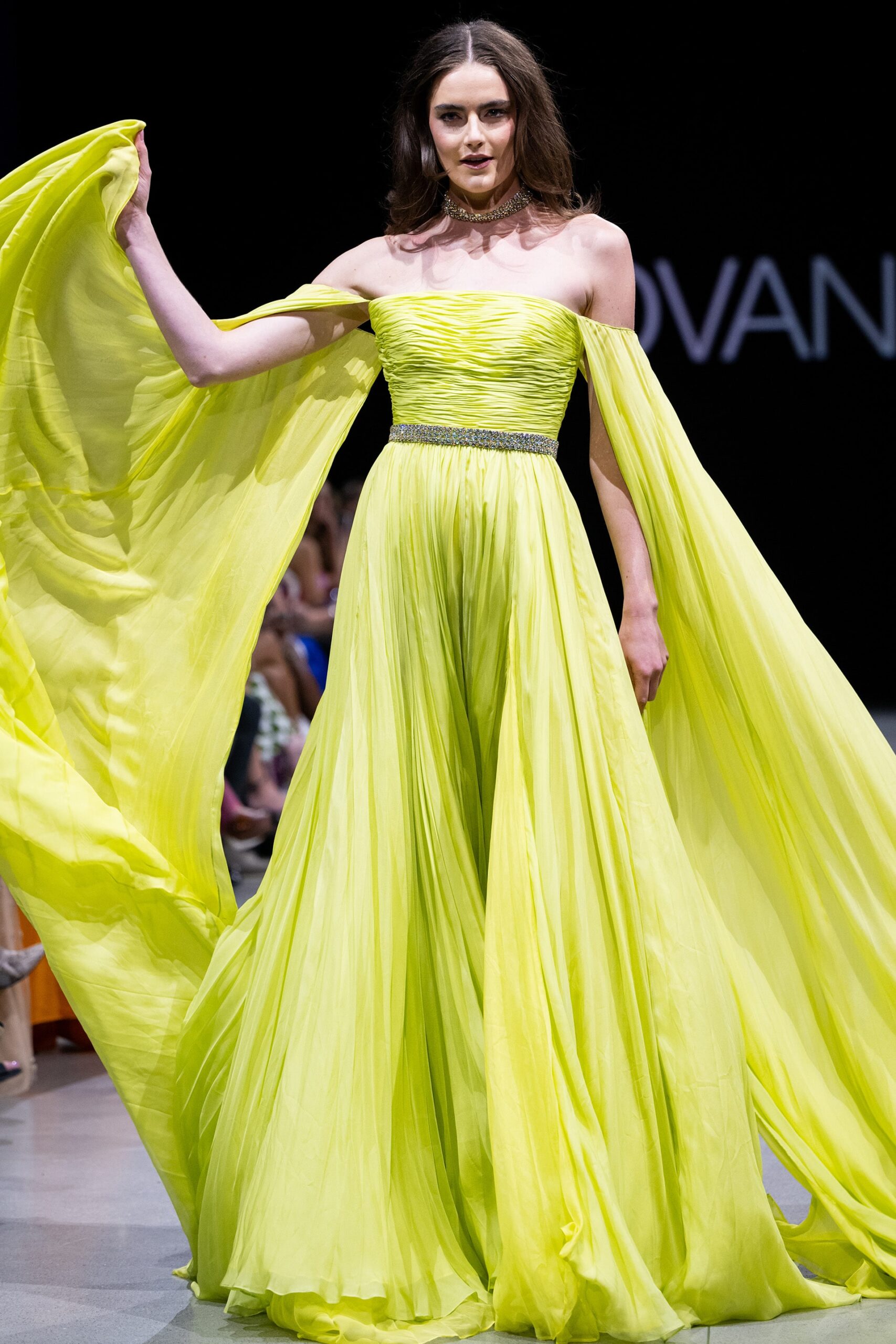 jovani green strapless dress S36443 Ruched MIT PhD Gown
