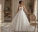 Elegant bridal portrait editorial gown