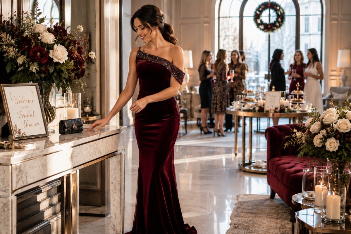 bridal shower dresses winter Winter Bridal Shower Outfit Ideas To Keep You Warm