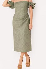 green and purple short dress 25667