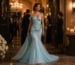 Ice blue mermaid gown birthday celebration
