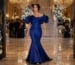 Royal blue mother gown