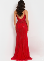 v back beaded dress 43221