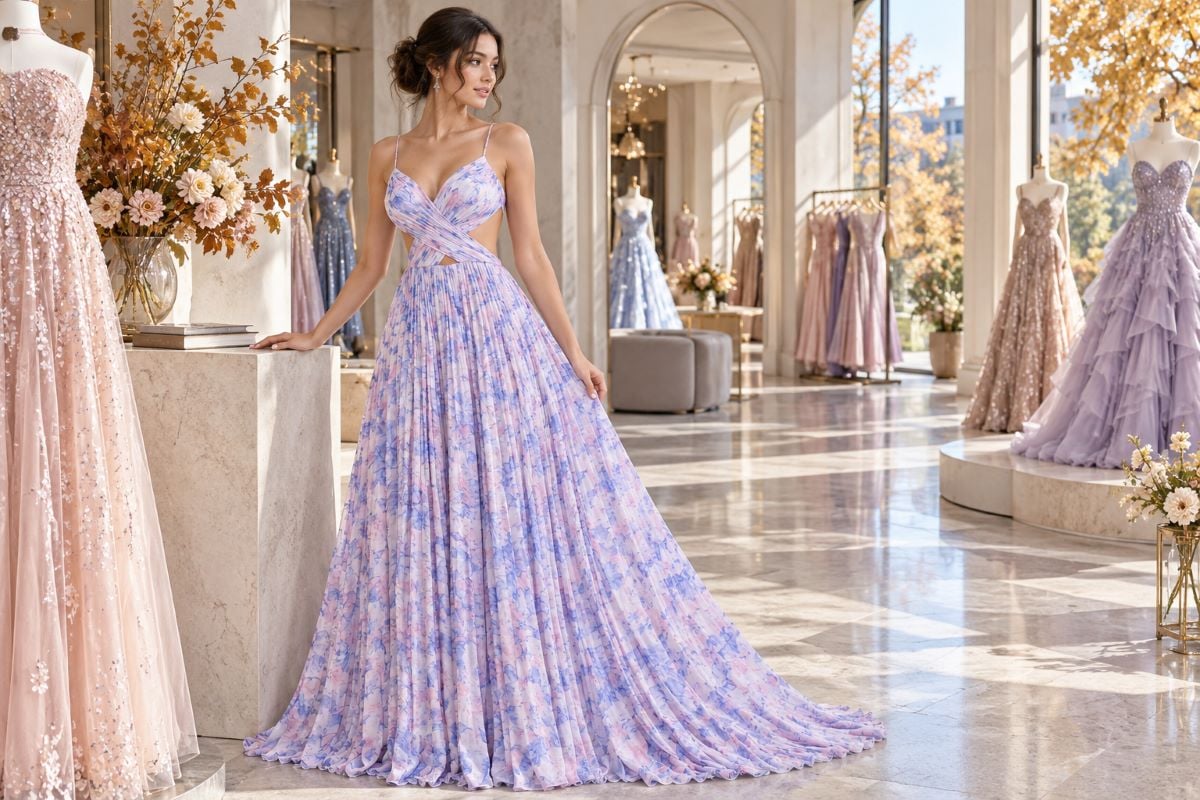 Pastel prom dress new collection editorial