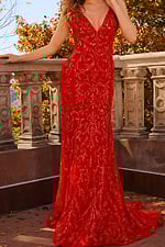 red beaded dress 22811